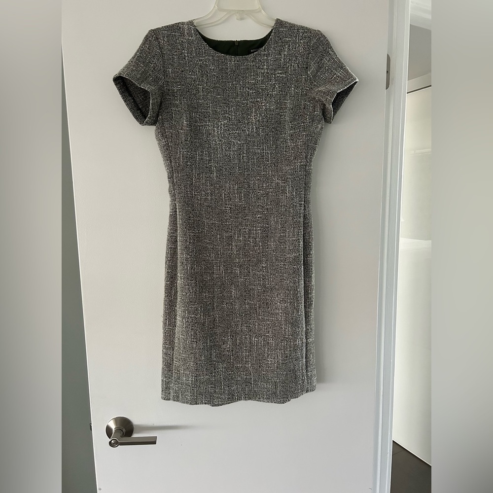 Banana Republic Deep Green Boucle Dress